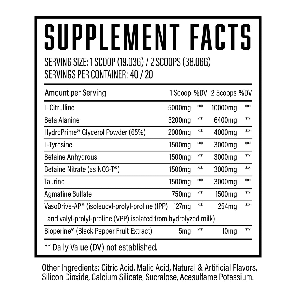 Pump Serum | Stim Free Pre-Workout