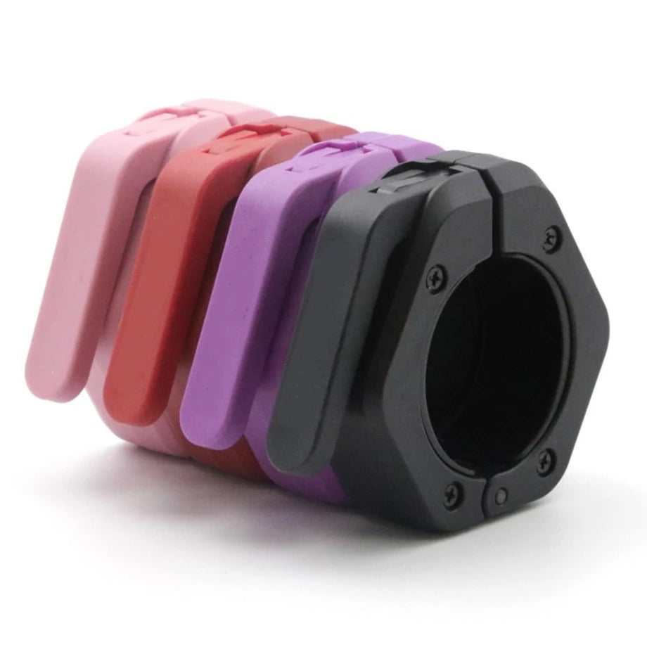 Magnetic Weightlifting Barbell Clamps Hexagon Deadlift Barbell Spin Lock Universal Quick Release Barbell Collars Weightlifting