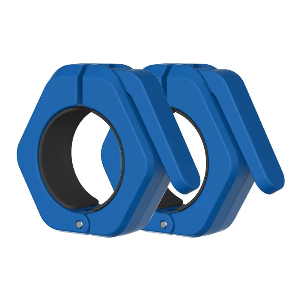 Magnetic Weightlifting Barbell Clamps Hexagon Deadlift Barbell Spin Lock Universal Quick Release Barbell Collars Weightlifting