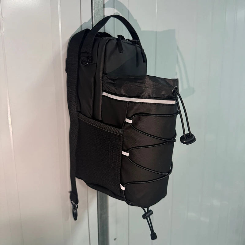 Large Capacity Magnetic Belt Gym Carrier Bag,Bottle Pouch Holder with Phone Pocket,Portable Gym Accessories Organizer