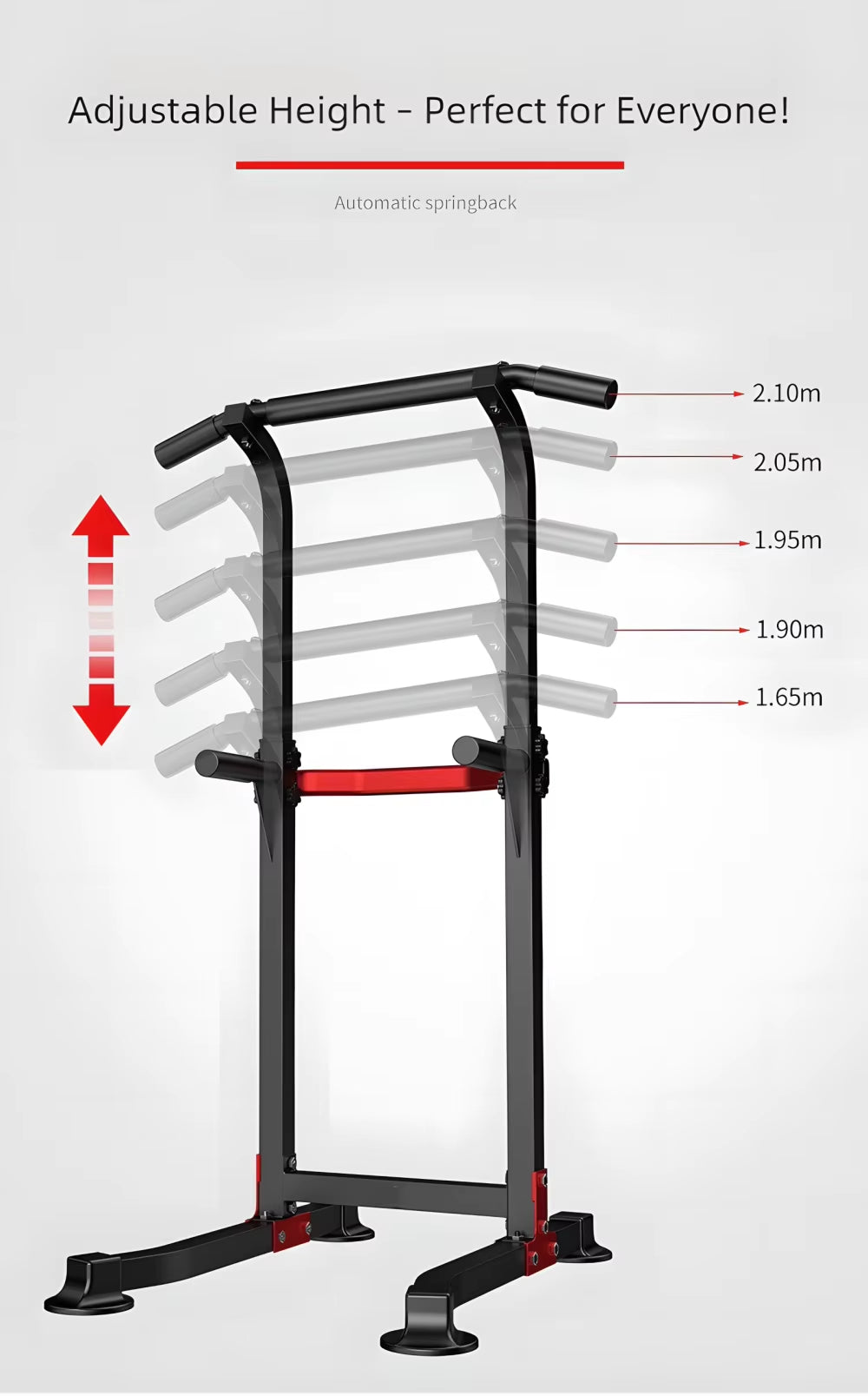 Pull up Dip Bar Power Tower Workout Station for Home Gym Strength Training Fitness Equipment