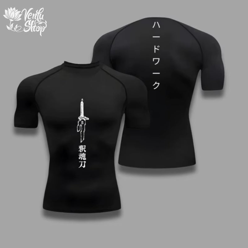 Toji Compression Shirt Sportswear Gymwear Gym Jujutsu Kaisen Compressions Anime Fushiguro Gym Clothing Zenin Anime Gym Muscles