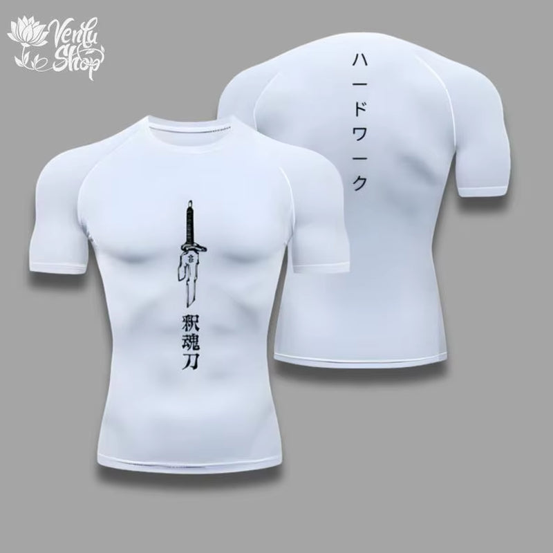 Toji Compression Shirt Sportswear Gymwear Gym Jujutsu Kaisen Compressions Anime Fushiguro Gym Clothing Zenin Anime Gym Muscles