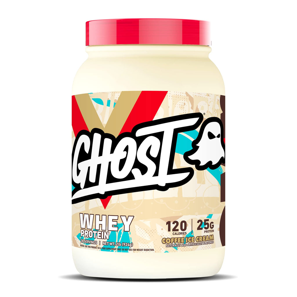 GHOST® Whey Protein Powder | COFFEE ICE CREAM