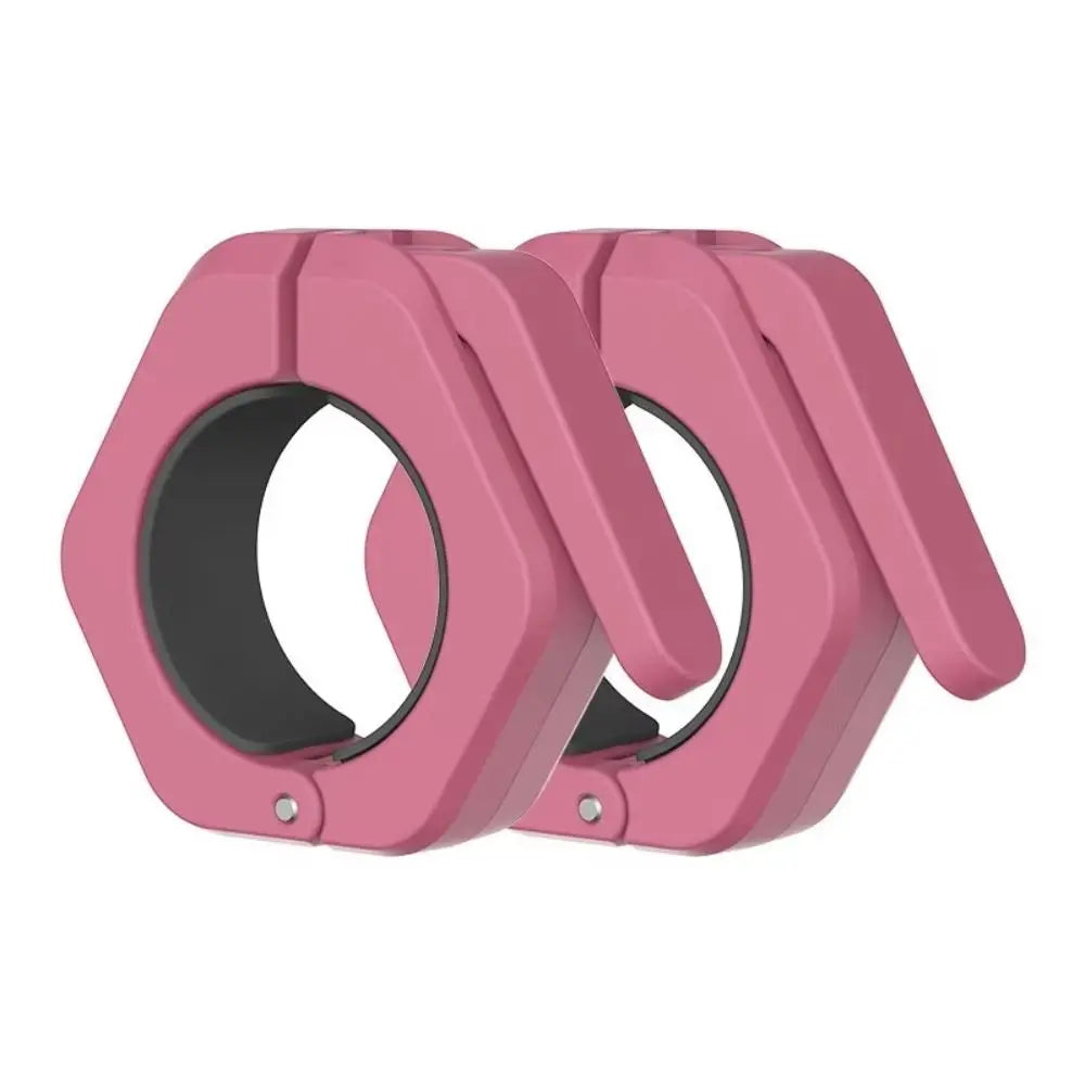 Magnetic Weightlifting Barbell Clamps Hexagon Deadlift Barbell Spin Lock Universal Quick Release Barbell Collars Weightlifting